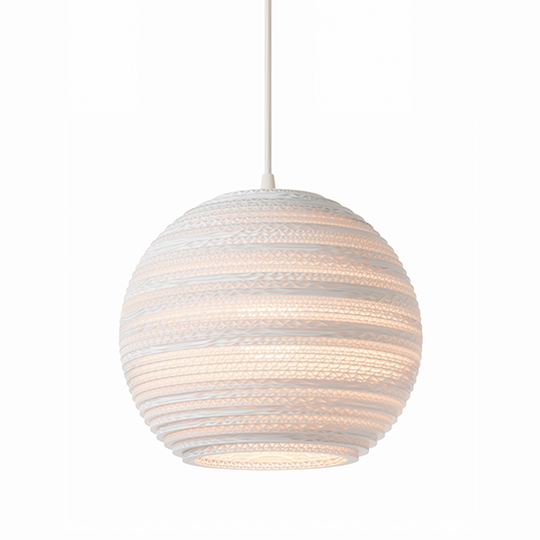 Graypants Scraplight Moon Taklampa Vit