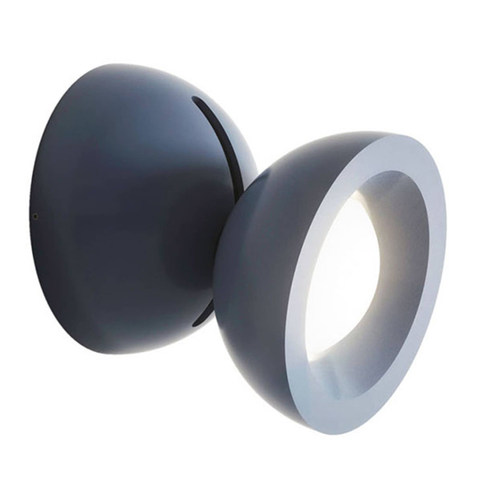 Axolight DoDot LED-vägglampa, blå 46°