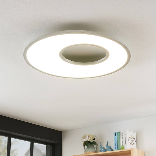 LED-taklampa Durun, dimbar, CCT, rund, 60 cm