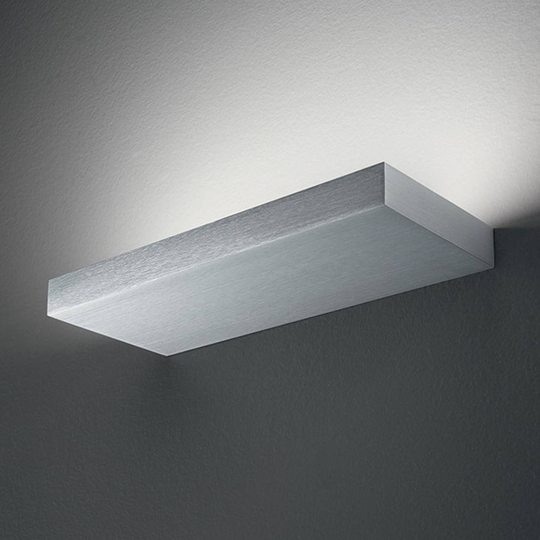 LED-vägglampa Regolo, längd 32,3 cm, aluminium