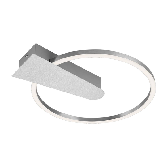 LED-taklampa Nico, 3 000 K, rund, krom