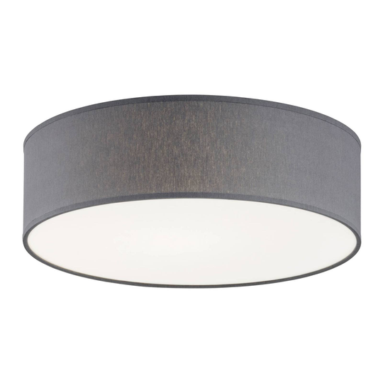 Taklampa Rondo, grå, Ø 50 cm