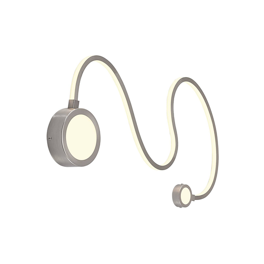 Lindby Rion LED-vägglampa, nickel