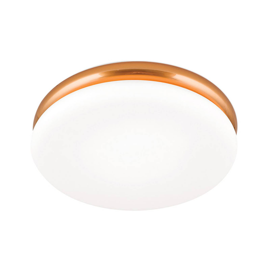 LED-taklampa James med metallhölje, koppar