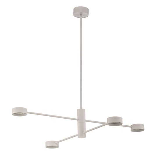 Taklampa Orbit IV, vit, 4 lampor