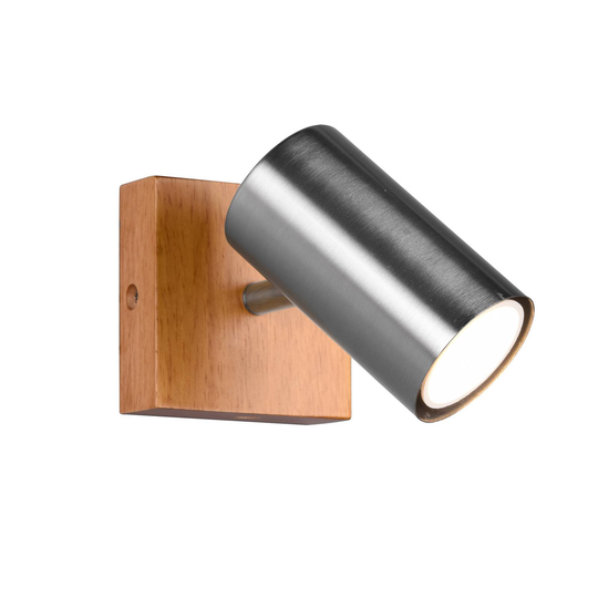 Väggspot Marley, nickel matt, 1 lampa