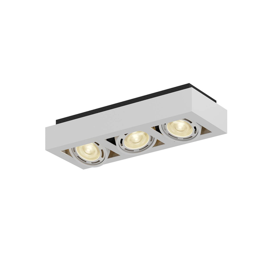 LED-takspotlight Ronka, GU10, 3 lampor, vit