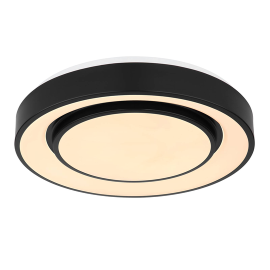 LED-taklampa Sully RGBW fjärrkontroll svart