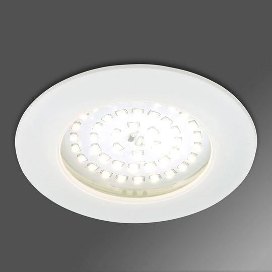 Accentgivande LED-inbyggnadsspot Paul vit