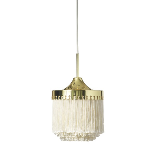 Warm Nordic Fringe Taklampa Ø20 Cream Vit