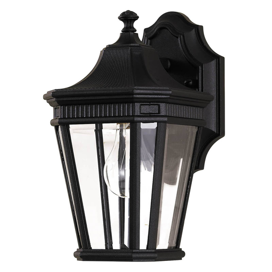 Utomhusvägglampa Cotswold Lane svart höjd 29,2 cm