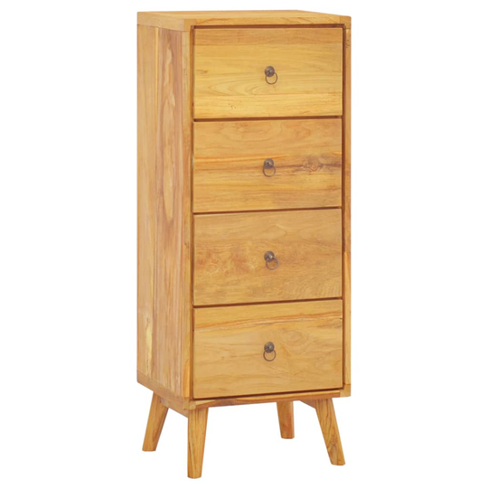 vidaXL Byrå 40x30x100 cm massiv teak