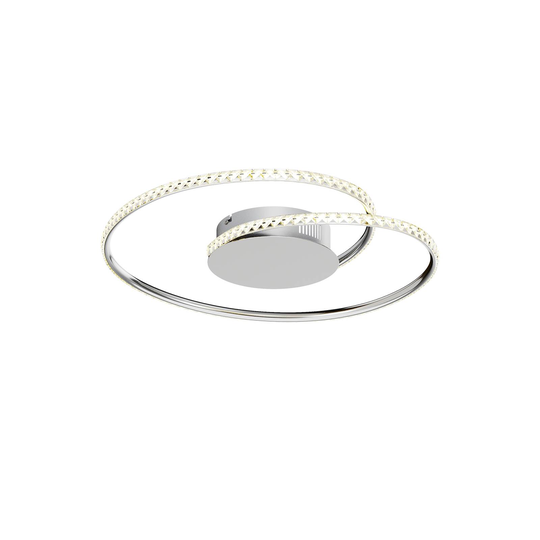 Lindby Joline LED-taklampa, kristall, 45 cm