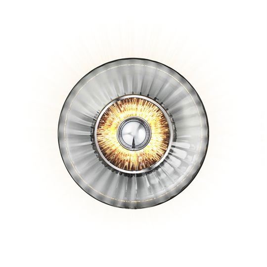 Design by Us New Wave Optic Vägglampa Smoke
