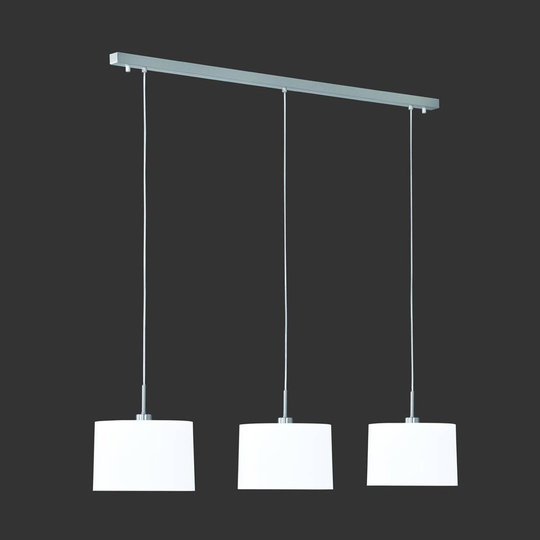 Taklampa Loop 3-lågig Chintz vit