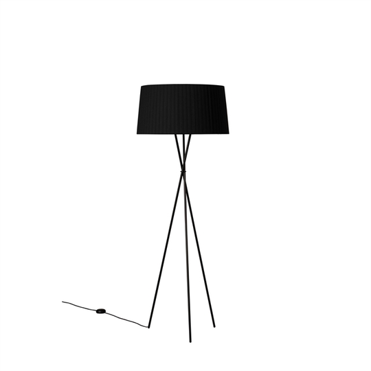 Santa & Cole Tripod G5 Golvlampa Svart