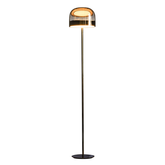 Fontana Arte Equatore - LED-golvlampa krom 135 cm