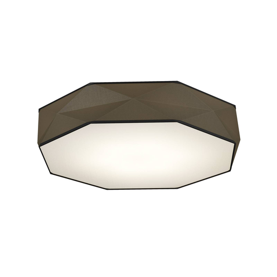 Taklampa Kantoor New, Ø 88 cm, vit/svart