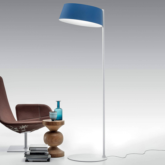 Azurblått designad LED-golvlampa Oxygen_FL2