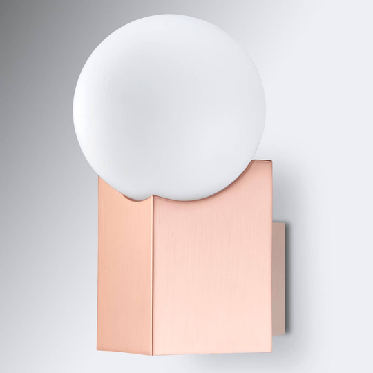 Vägglampa Cub koppar
