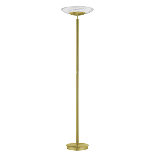 B-Leuchten Findus LED-golvlampa 1 lampa mässing