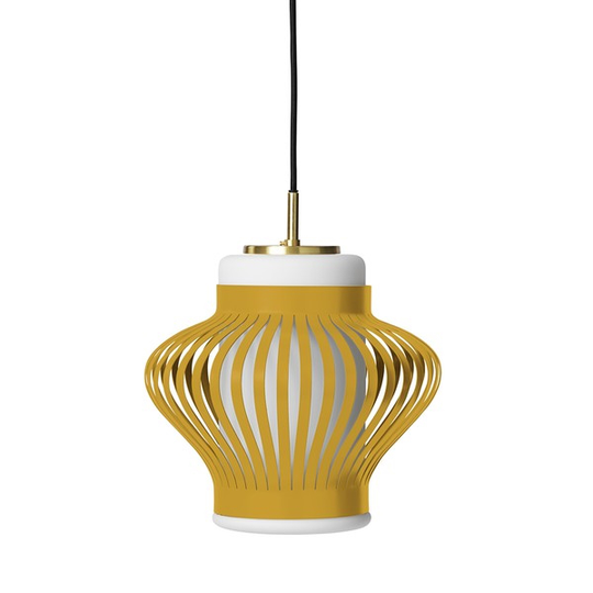 Warm Nordic Opal Lamella Taklampa Honey Gul