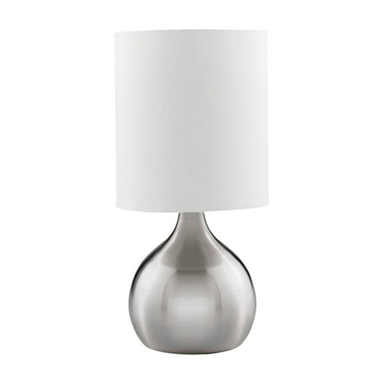 Bordslampa Touch 3923, silver satinerad
