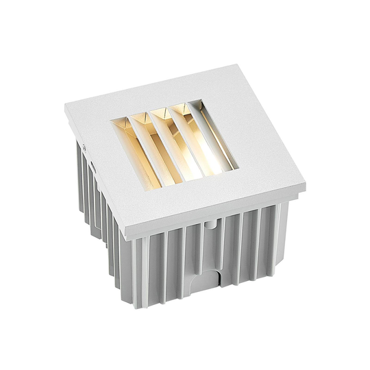 Arcchio Makio infälld vägglampa, silver, G9, IP65