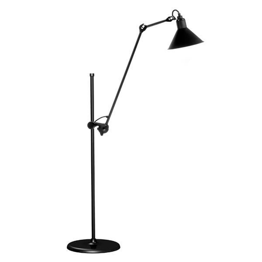 Lampe Gras N215 Golvlampa Matt Svart Kropp & Fritt Val av Skärmfärg