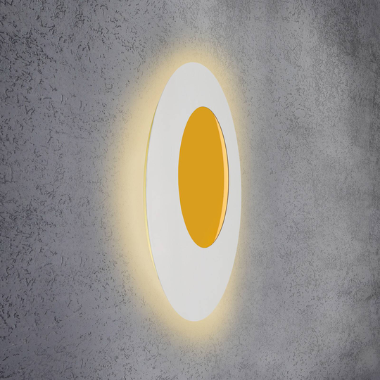 Escale Blade Open LED-vägglampa RGBW vit Ø79 cm