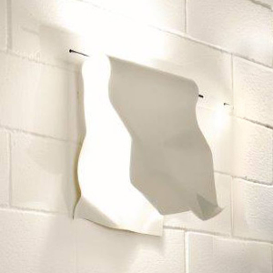 Vit LED-vägglampa Stendimi, 40 cm