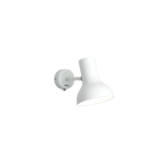Type 75 Mini Wall Light, Alpine White + Cable, Excl. LED 10W E27 IP20