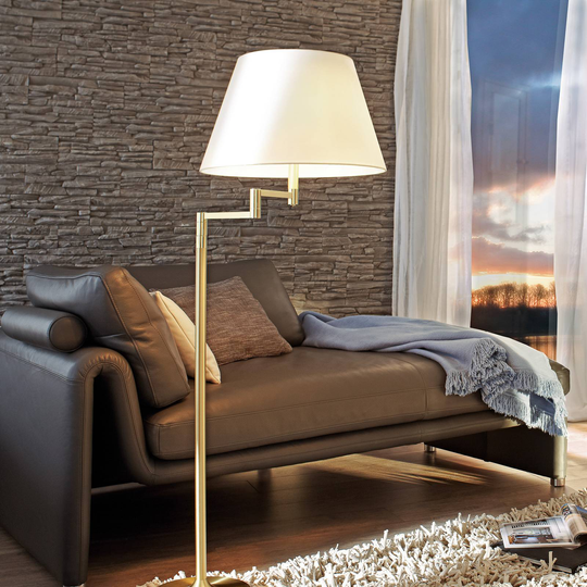 B+M LEUCHTEN Seda golvlampa med led