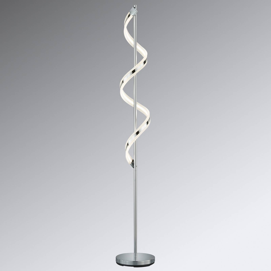 LED-golvlampa Sydney i spiralform