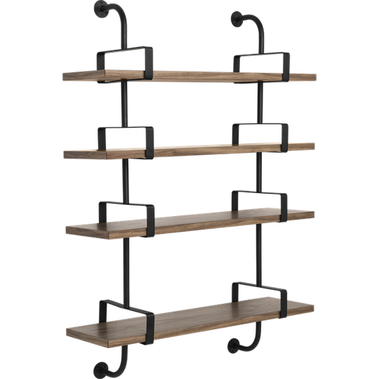 GUBI Démon Hylla L95 cm 4 Hyllor Valnöt