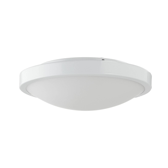 Plafond- och vägglampa PLAZA, 21,5 cm vit