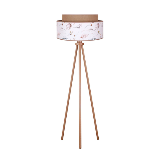 Golvlampa Hampton Boho capucchino äng/jute