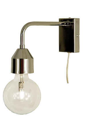 Flynn Vägglampa Krom IP20
