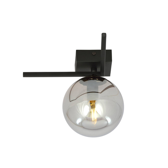 Taklampa Imago 1G, 1 lampa, svart/grafik