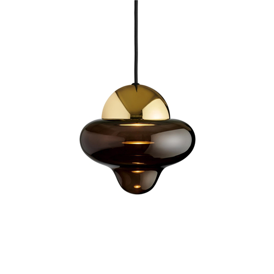 Design By Us Nutty Taklampa Brun/ Guld