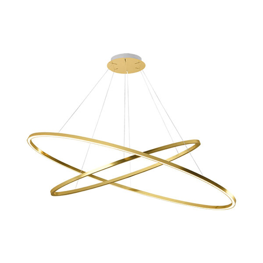 Nemo Ellisse Double Mega Taklampa Guld/Vit 2700K