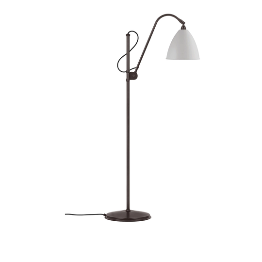 BL3 Floor, Medium, Black Brass/White Semi Matt