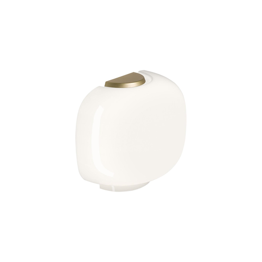 Foscarini Chouchin Bianco 3 My Light Vägglampa Vit/ Guld