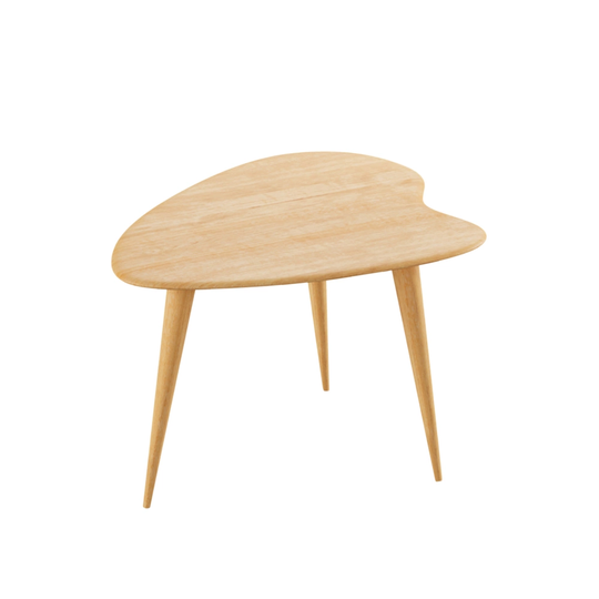 AK 2560 Point Strawberry Soffbord, Höjd 46 cm, Skiva i Oljad ek, Ben i