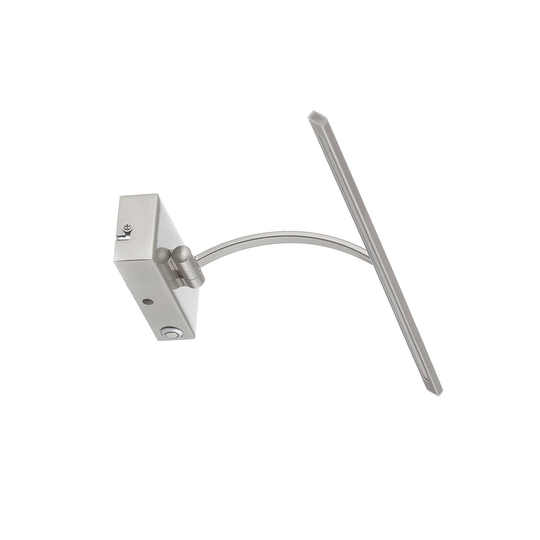 LED-vägglampa Matisse, bredd 45 cm, silver