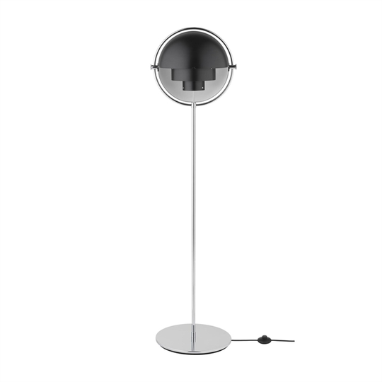 GUBI Multi-Lite Golvlampa Krom & Svart