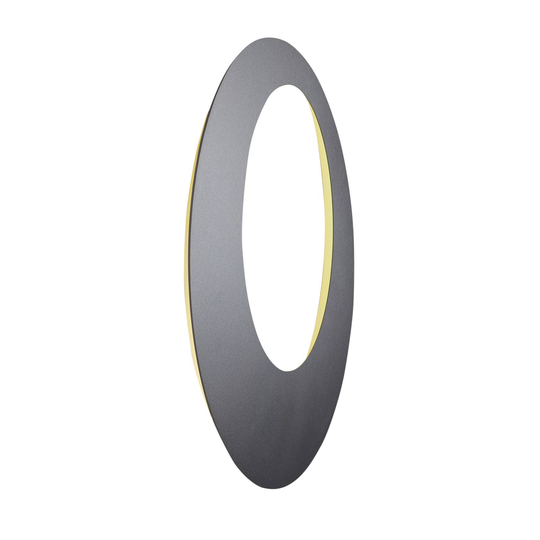 Escale Blade Open LED-vägglampa antracit Ø 95cm