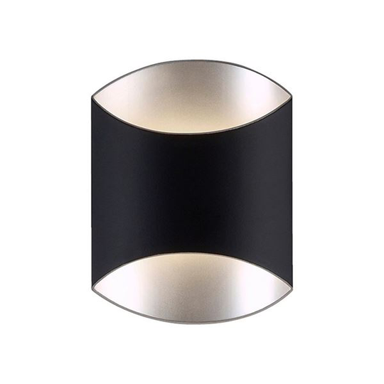 Darø Archos Vägglampa Matt Svart Stor