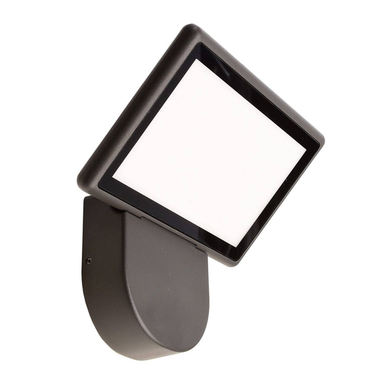 LED-utomhusvägglampa Alkes S, 20 cm bred