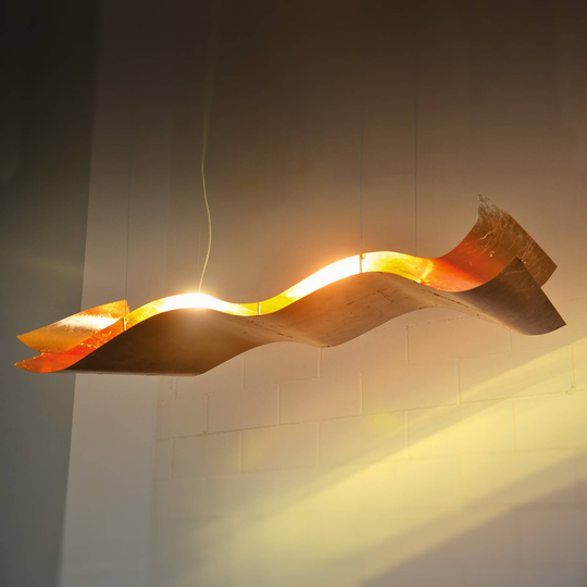 Ädel taklampa A Tempo Perso med bladguld